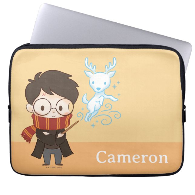 Housse Pour Ordinateur Portable Chibi HARRY POTTER™ Patronus (Devant)