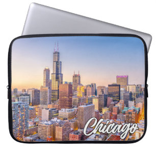 Housse Pour Ordinateur Portable Chicago, Illinois, États-Unis