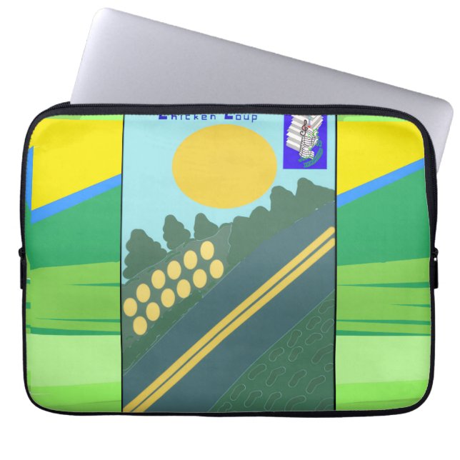 Housse Pour Ordinateur Portable Chicken Coup Electronics Bag (Devant)