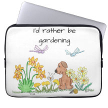 Chien dans un jardin de fleurs