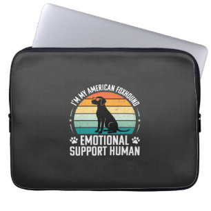 Housse Pour Ordinateur Portable Chien de soutien émotionnel humain Renard américai