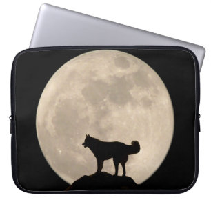 Housse Pour Ordinateur Portable Chien de traîneau du cas W de dessus de