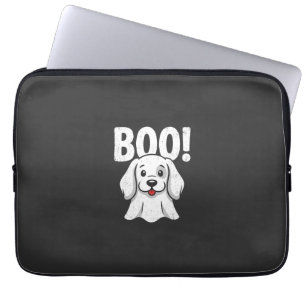 Housse Pour Ordinateur Portable Chien d'Halloween Boo Conception de chiot mignon f