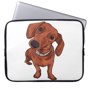 Housse Pour Ordinateur Portable Chien mignon drôle, amateur de chiens, propriétair
