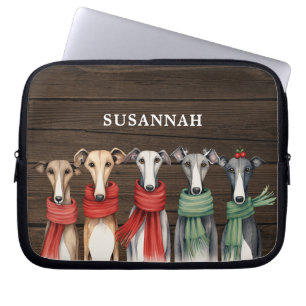 Housse Pour Ordinateur Portable Chiens rustiques Greyhound en Écharpes