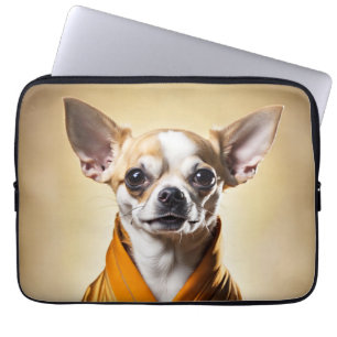 Housse Pour Ordinateur Portable Chihuahua bouddhiste