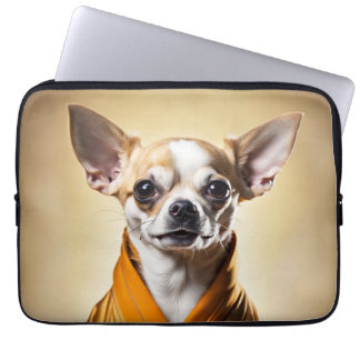 Housse Pour Ordinateur Portable Chihuahua bouddhiste