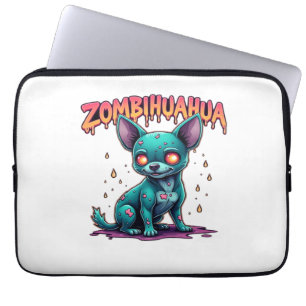 Housse Pour Ordinateur Portable Chihuahua Chi Chichi Chiwawa Zombie Chien Hallowee
