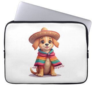 Housse Pour Ordinateur Portable Chihuahua  Mexico  Cinco de Mayo  Funny Dog  (1)