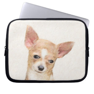 Housse Pour Ordinateur Portable Chihuahua Peinture - Cute Original Chien Art
