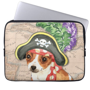 Housse Pour Ordinateur Portable Chihuahua Pirate