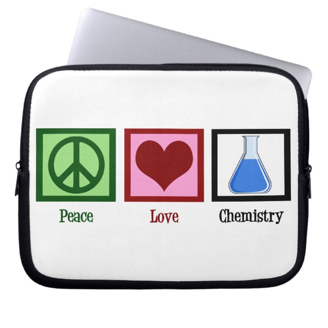 Housse Pour Ordinateur Portable Chimie d'amour de paix (Devant)