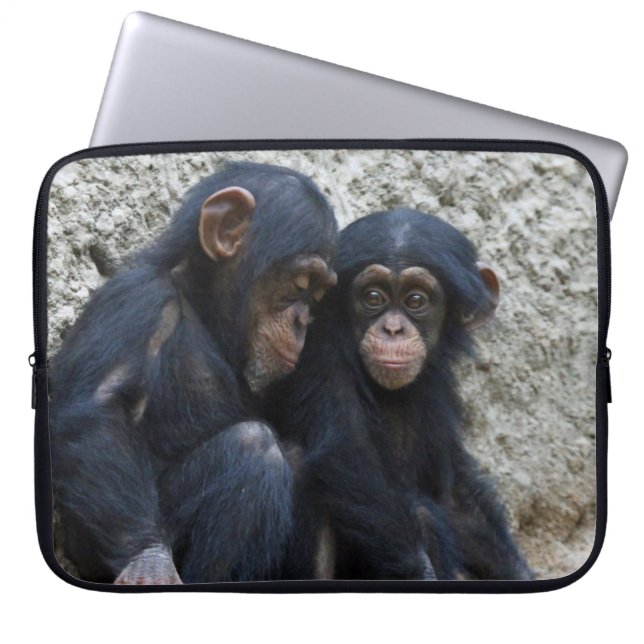 Housse Pour Ordinateur Portable Chimpanzé 002 (Devant)
