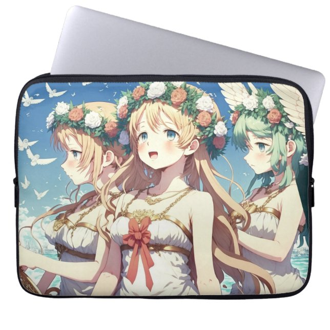 Housse Pour Ordinateur Portable Choeur d'anime (Devant)