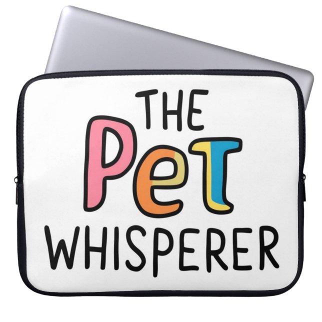 Housse Pour Ordinateur Portable Chuchoteur pour animaux (Devant)