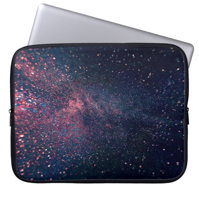 Housse Pour Ordinateur Portable Ciel bleu rempli d'étoiles (Devant)