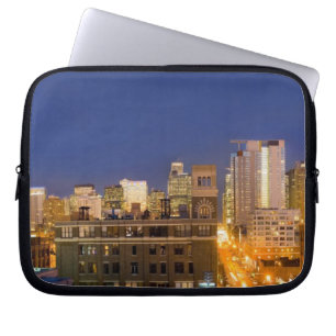 Housse Pour Ordinateur Portable Ciel de Chicago, Illinois, pris depuis West Loop