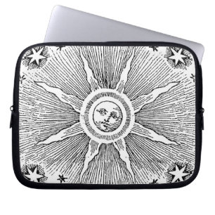 Housse Pour Ordinateur Portable Ciel Nocturne Antique Étoiles Solaires Zodiaque Mé