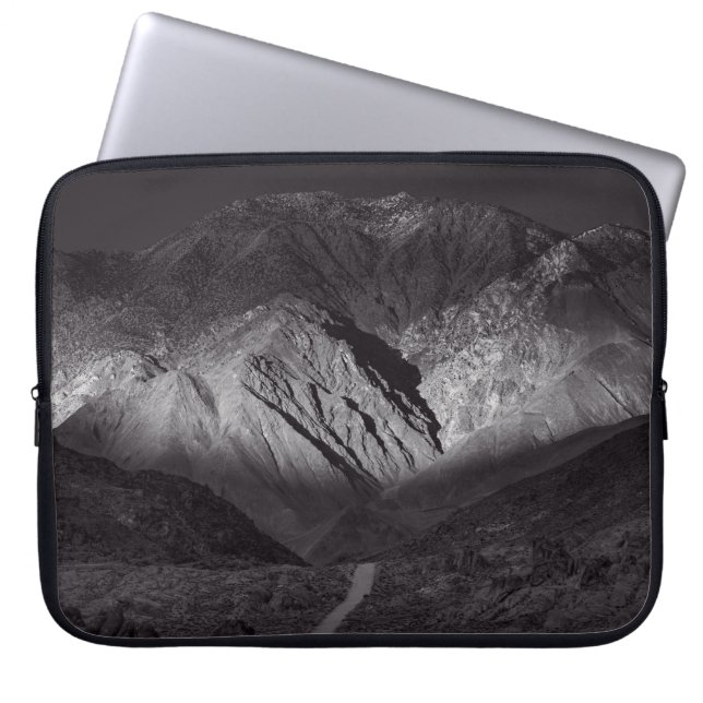 Housse Pour Ordinateur Portable ciel noir et blanc (Devant)