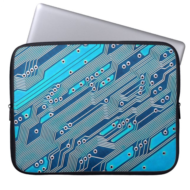 Housse Pour Ordinateur Portable circuit électronique fermer. circuit, carte, b (Devant)
