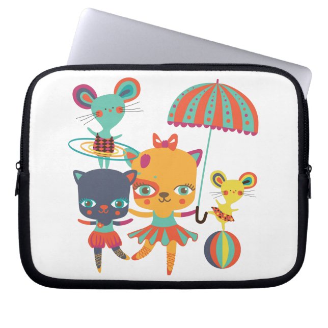 Housse Pour Ordinateur Portable Cirque Cuties (Devant)