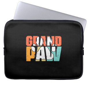 Housse Pour Ordinateur Portable Citations grand-père Chien de grand format