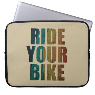 Housse Pour Ordinateur Portable citations inspirantes à vélo