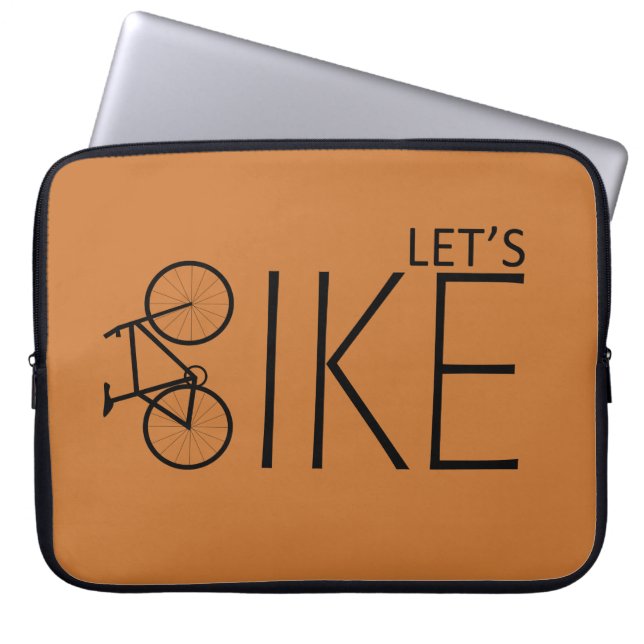 Housse Pour Ordinateur Portable citations inspirantes de cyclisme (Devant)