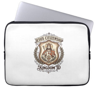 Housse Pour Ordinateur Portable Citoyenneté de Jésus Royaume ID Citoyenneté de Jés