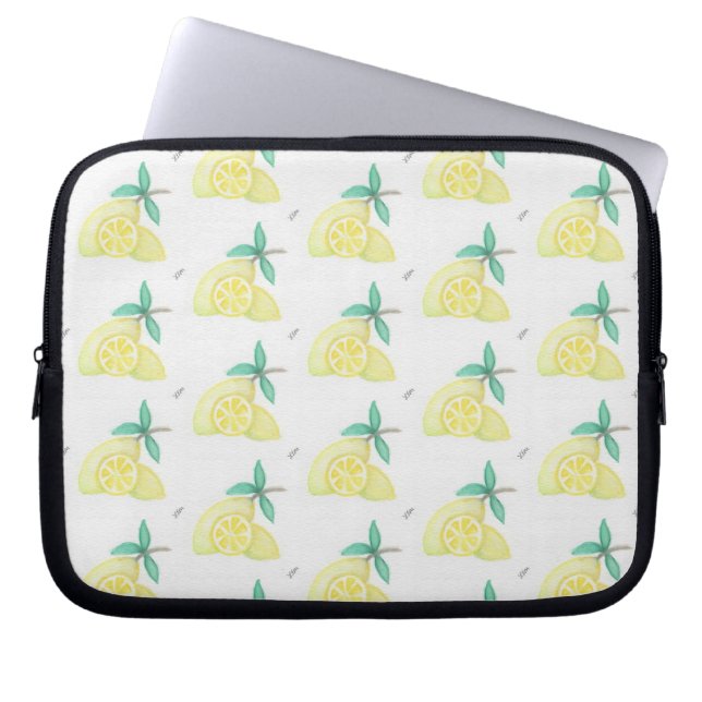 Housse Pour Ordinateur Portable Citrons (Devant)