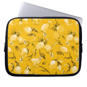 Housse Pour Ordinateur Portable citrons aquarelle 10