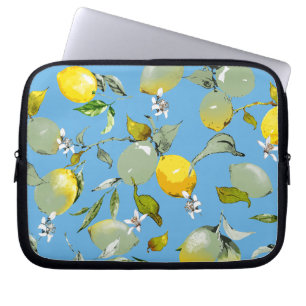 Housse Pour Ordinateur Portable citrons aquarelle 26