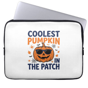 Housse Pour Ordinateur Portable Citrouille la plus cool du patch Halloween Shirt_1
