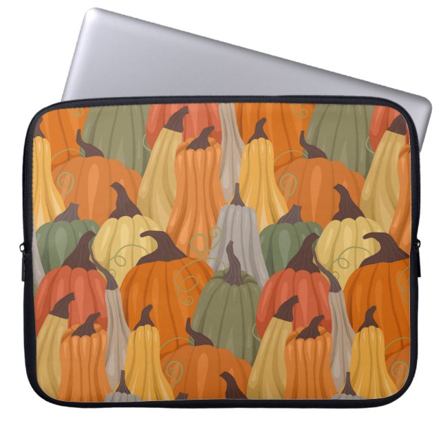Housse Pour Ordinateur Portable Citrouilles cosy (Devant)