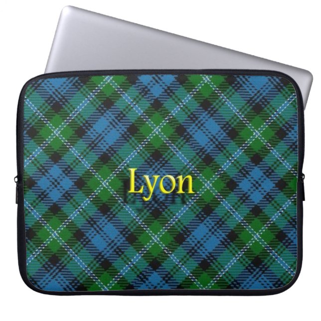 Housse Pour Ordinateur Portable Clan Lyon Écossais (Devant)