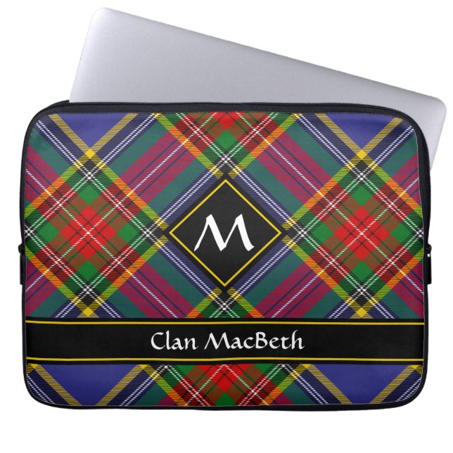 Housse Pour Ordinateur Portable Clan MacBeth Tartan Portable (Devant)
