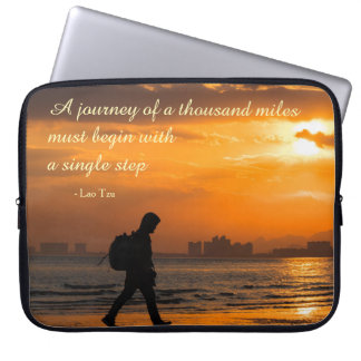 Housse Pour Ordinateur Portable Classic Lao Tzu Journey Quote