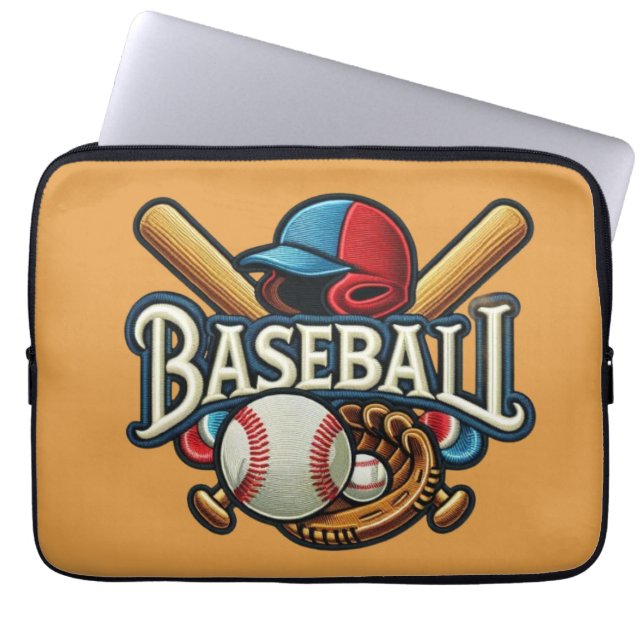 Housse Pour Ordinateur Portable Classique Baseball Essentials / Stylish Retro Lege (Devant)