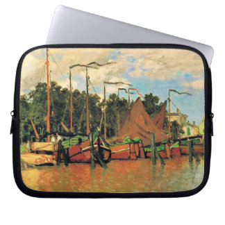 Housse Pour Ordinateur Portable Claude Monet, Bateaux à Zaandam,