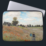 Housse Pour Ordinateur Portable Claude Monet - Champ de pavot<br><div class="desc">Poppy Field / Poppies sauvages,  près d'Argenteuil / Les Coquelicots - Claude Monet en 1873</div>