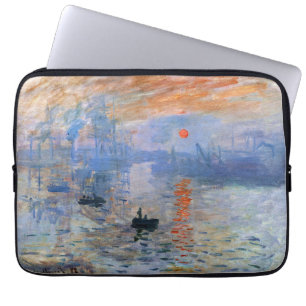 Housse Pour Ordinateur Portable Claude Monet Impression Lever de soleil 1872 Port