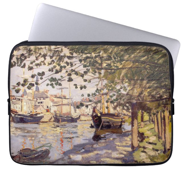 Housse Pour Ordinateur Portable Claude Monet. La Seine à Rouen (Devant)