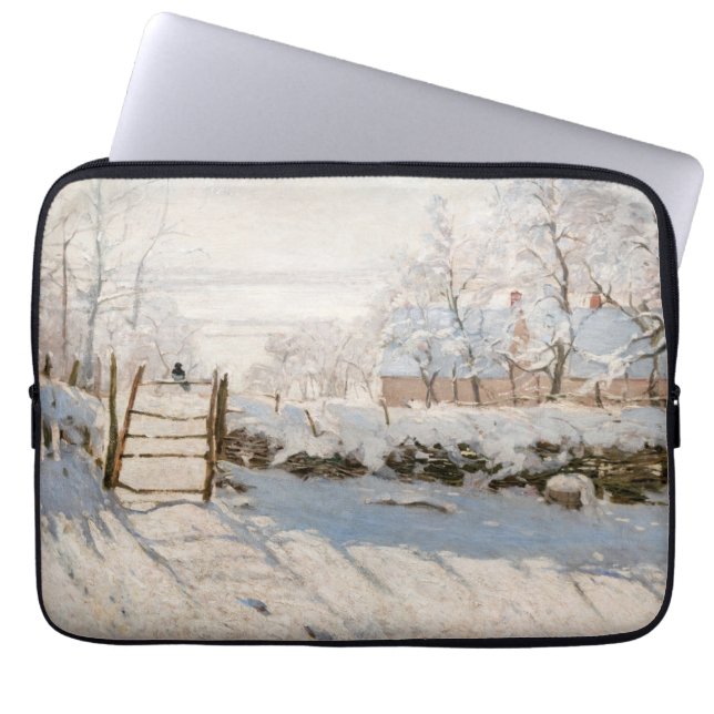 Housse Pour Ordinateur Portable Claude Monet - Le Magpie (Devant)