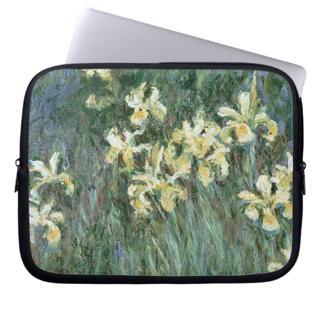 Housse Pour Ordinateur Portable Claude Monet | les iris jaunes (Devant)