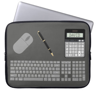 Housse Pour Ordinateur Portable Clavier, souris, calculateur et stylo