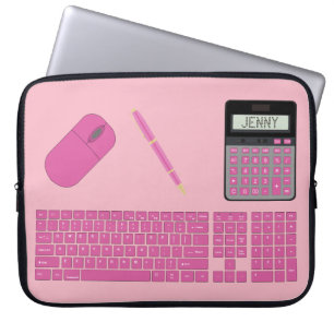 Housse Pour Ordinateur Portable Clavier, souris, calculateur et stylo