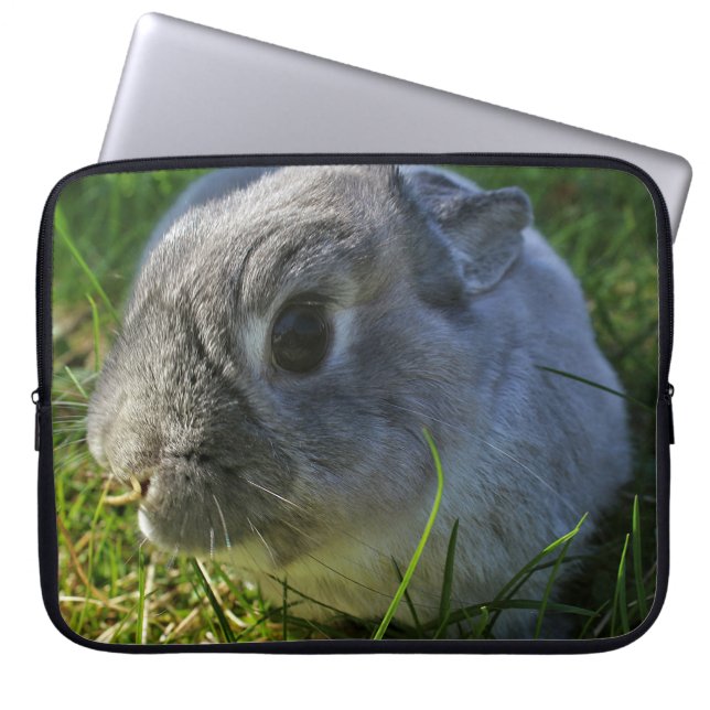 Housse Pour Ordinateur Portable Close Up de M. Bunny's (Devant)