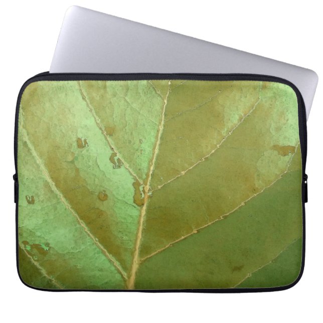 Housse Pour Ordinateur Portable Closeuse de feuille de raisin marin (Devant)