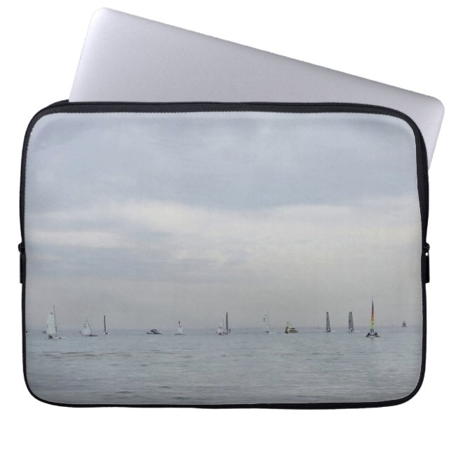 Housse Pour Ordinateur Portable Club de yacht (Devant)