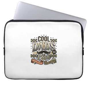 Housse Pour Ordinateur Portable Club des papas cool T-shirt vintage pour papa_
